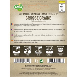 Seminte bio de valeriana Grosse Graine 2 grame Amia